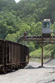 Birdsboro Quarry: The rail load out system at Birdsboro Quarry.