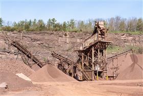 Blooming Glen Quarry: Blooming Glen Quarry's crushing plant. 