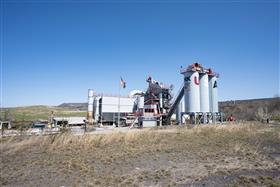 Dunmore Asphalt: A photo showing the Dunmore Asphalt plant.