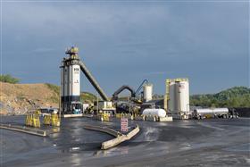 Easton Asphalt: The new Easton Asphalt plant located within H&K's Easton location.