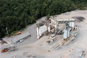 Hazleton Quarry & Eckley Asphalt: Eckley Asphalt from above.