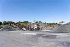 Marshalls Creek Quarry: The yard at Marshalls Creek Quarry.